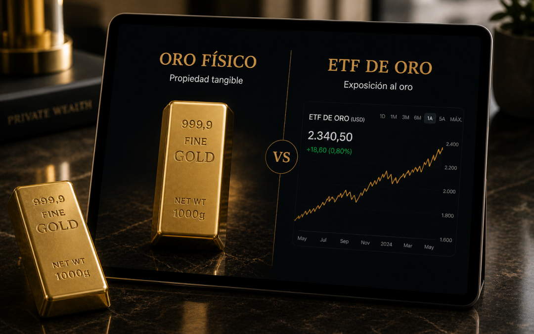 ORO FÍSICO O ETF
