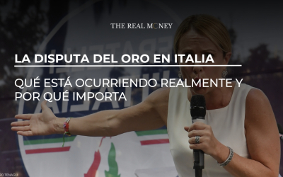 La disputa del oro en Italia: qué está ocurriendo realmente y por qué importa